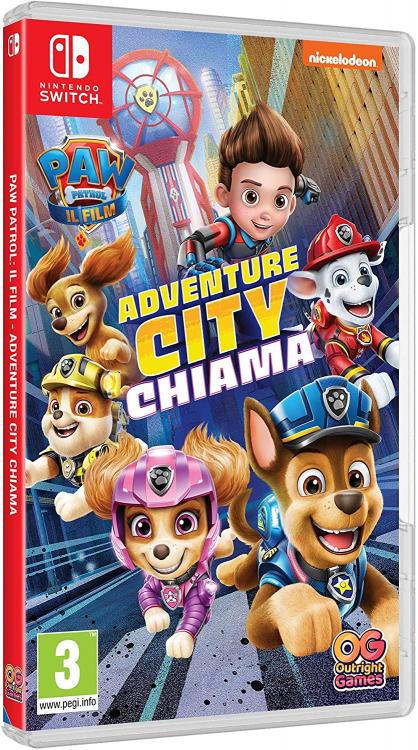 Paw Patrol Adventure City Calls  Nintendo Switch Videogioco Kit Con Cover Case