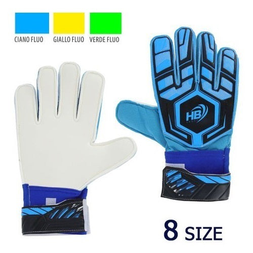 Hb Guantoni Per Portiere Pallone Calcio Guanti Da Calcetto Gioco Taglia Misura 8