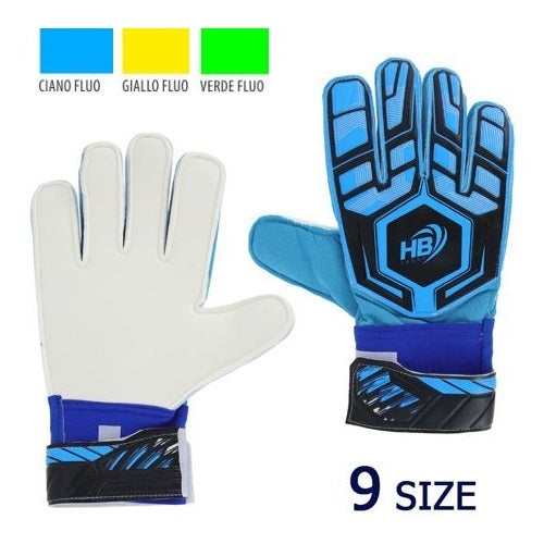 Hb Guantoni Per Portiere Pallone Calcio Guanti Da Calcetto Gioco Taglia Misura 9