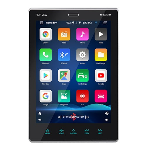 AUTORADIO ANDROID STEREO AUTO 2 DIN UNIVERSAL WIFI SCHERMO 9.5" VERTICALE TABLET