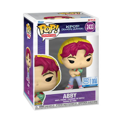 Funko Pop Animation - KPop Demon Hunters (2433) Abby (Soda Pop) Saja Boys Figure 9cm
