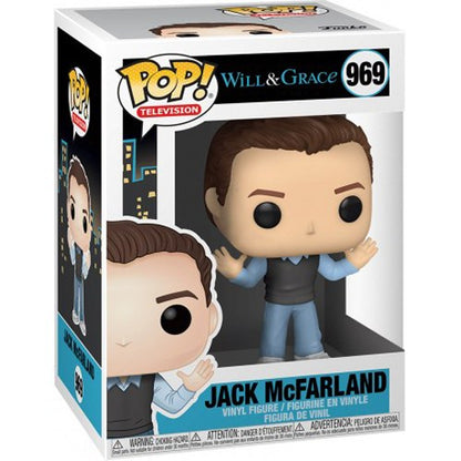 Funko Pop ! Television Will & Grace - (969) Jack Mcfarland Figure Vinyl 9Cm Tv
