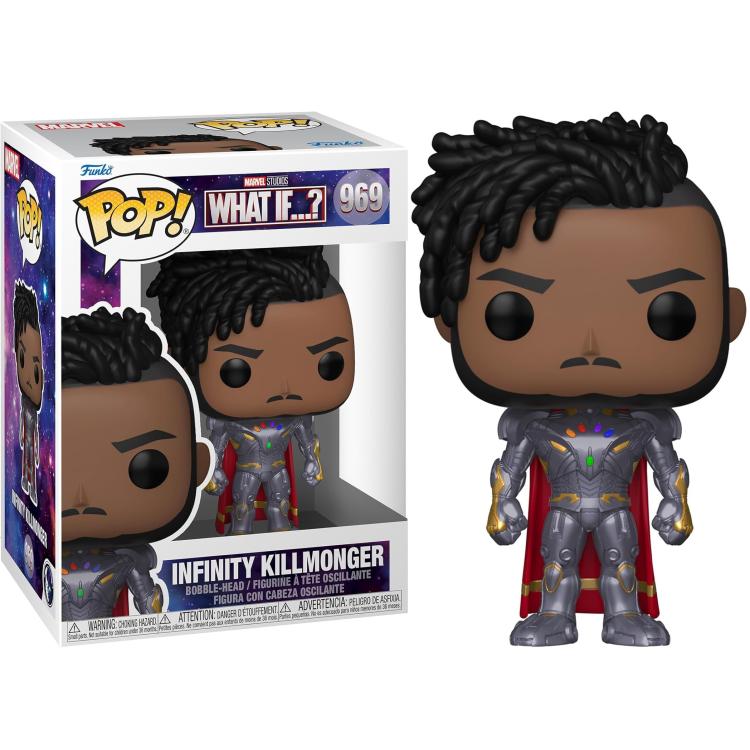 Funko Pop ! Marvel  What If...? - (969) Infinity Killmonger Vinyl Figure 9Cm