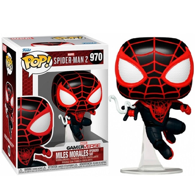 Funko Pop ! Marvel Gameverse Spider-Man 2 - (970) Miles Morales Figure Vinyl 9Cm