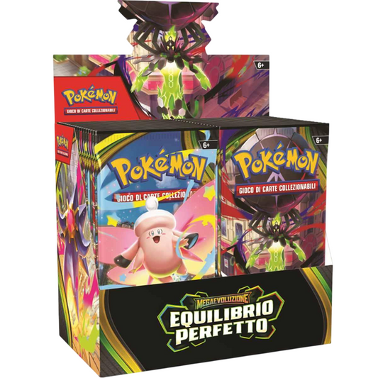 Pokémon TCG Equilibrio Perfetto: Box 36 Bustine (360 Carte) Mega Evoluzione ITA