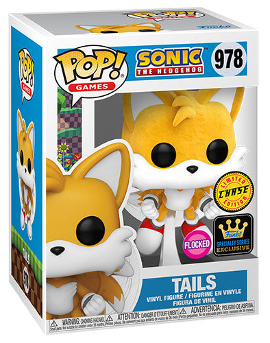 Funko Pop ! Games Sonic The Hedgehog - (978) Tails Fly Flocked Chase Figure 9Cm