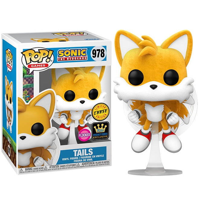 Funko Pop ! Games Sonic The Hedgehog - (978) Tails Fly Flocked Chase Figure 9Cm