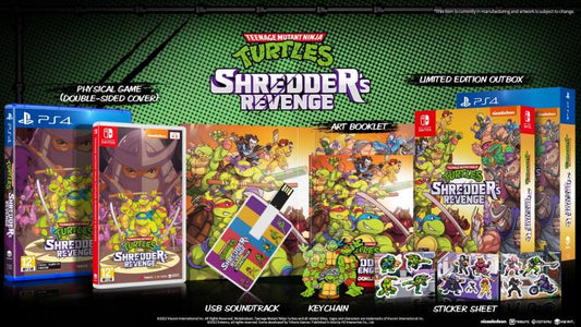 Teenage Mutant Ninja Turtles Shredder'S Revenge Ps4 Gioco Italiano Tmnt Nuovo
