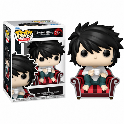 Funko Pop ! Animation: Death Note (2380) L Figure - Vinyl 9cm