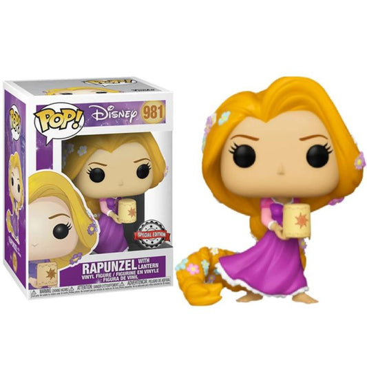 Funko Pop ! Disney - (981) Rapunzel W/Lantern Special Edition Tangled Figure 9Cm