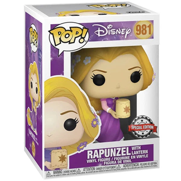 Funko Pop ! Disney - (981) Rapunzel W/Lantern Special Edition Tangled Figure 9Cm
