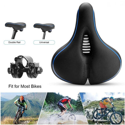 Sellino Bicicletta Gel Sella Anti Prostata Comoda Sportiva Bici Mtb Corsa Bike