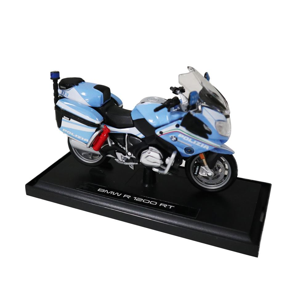 Burago Maisto - Moto Polizia BMW R 1200 RT 1:18 Modellino 10-34306 (20-15953)