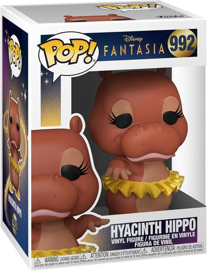 Funko Pop ! Disney 80Th Fantasia - (992) Hyacinth Hippo Vinyl Figure 9Cm
