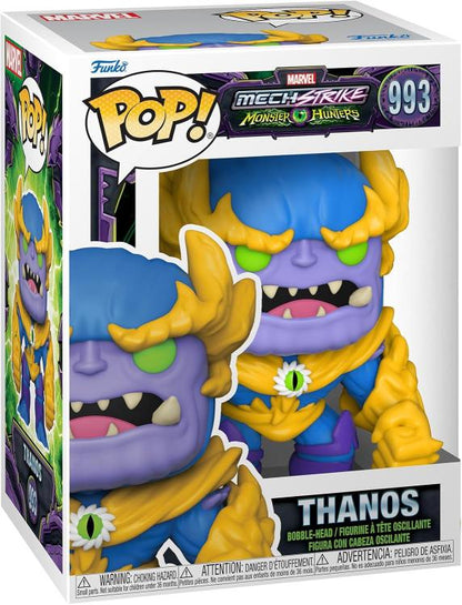 Funko Pop ! Marvel Mech Strike Monster Hunters (993) Thanos Vinyl Figure 9Cm
