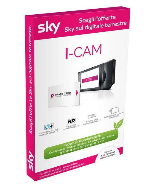 Sky Cam Hd Ricondizionata Con Tessera Sky Digitale Terrestre Tv Televisore