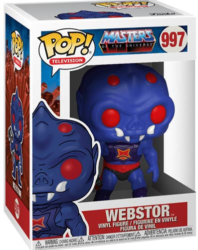 Funko Pop ! Television Masters Of The Universe (997) Webstor Vinyl Figure 9Cm