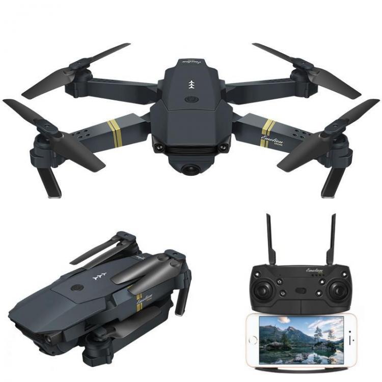 Mini Drone Quadricottero Pieghevole Con Telecamera Telecomando O Smartphone Wifi