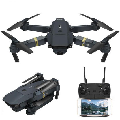 Mini Drone Quadricottero Pieghevole Con Telecamera Telecomando O Smartphone Wifi