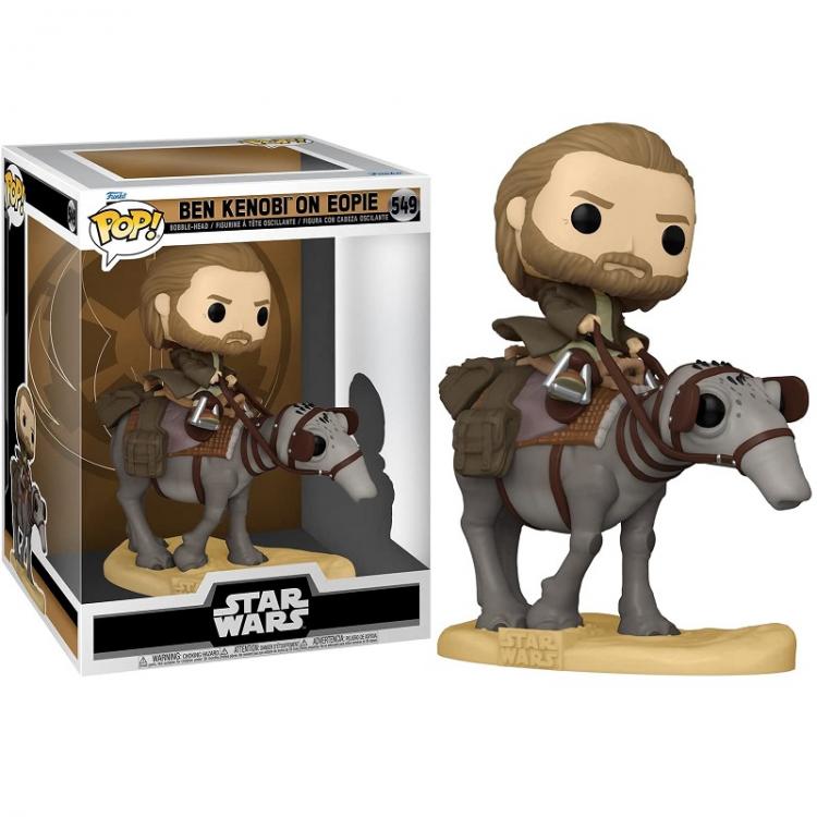 Funko Pop ! Star Wars - Ben Kenobi On Eopie (549) Bobble-Head Vinyl Figure
