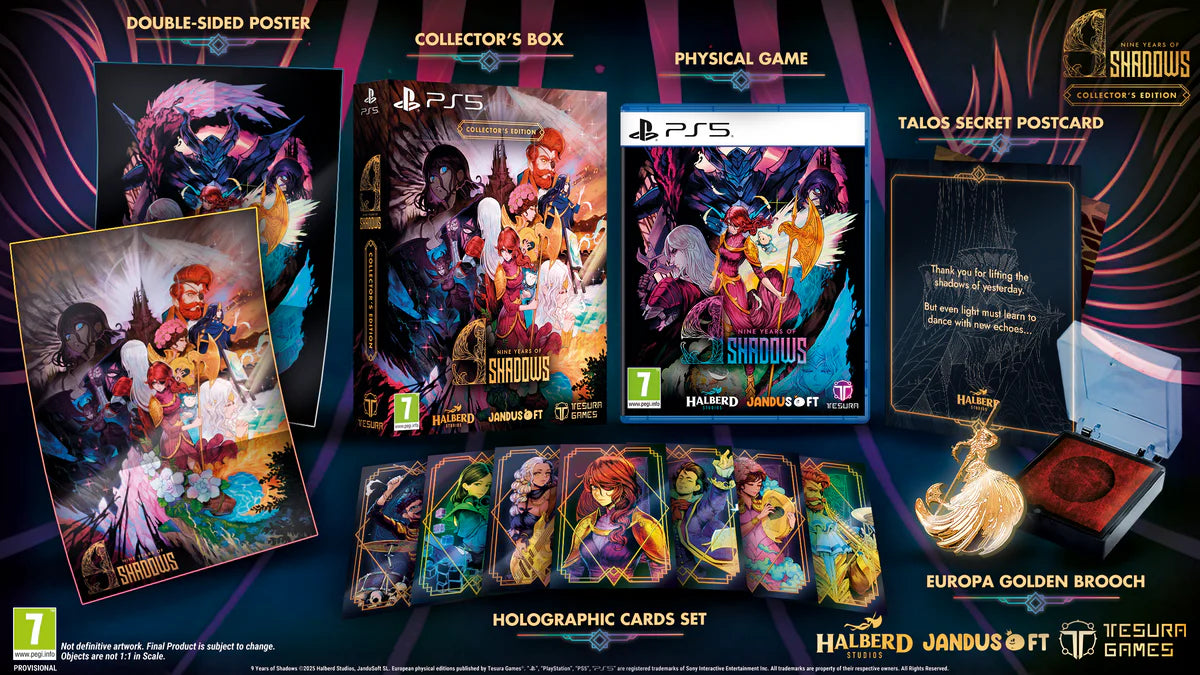 9 Years of Shadows Collector's Edition Ps5 Videogioco Playstation 5 Nuovo