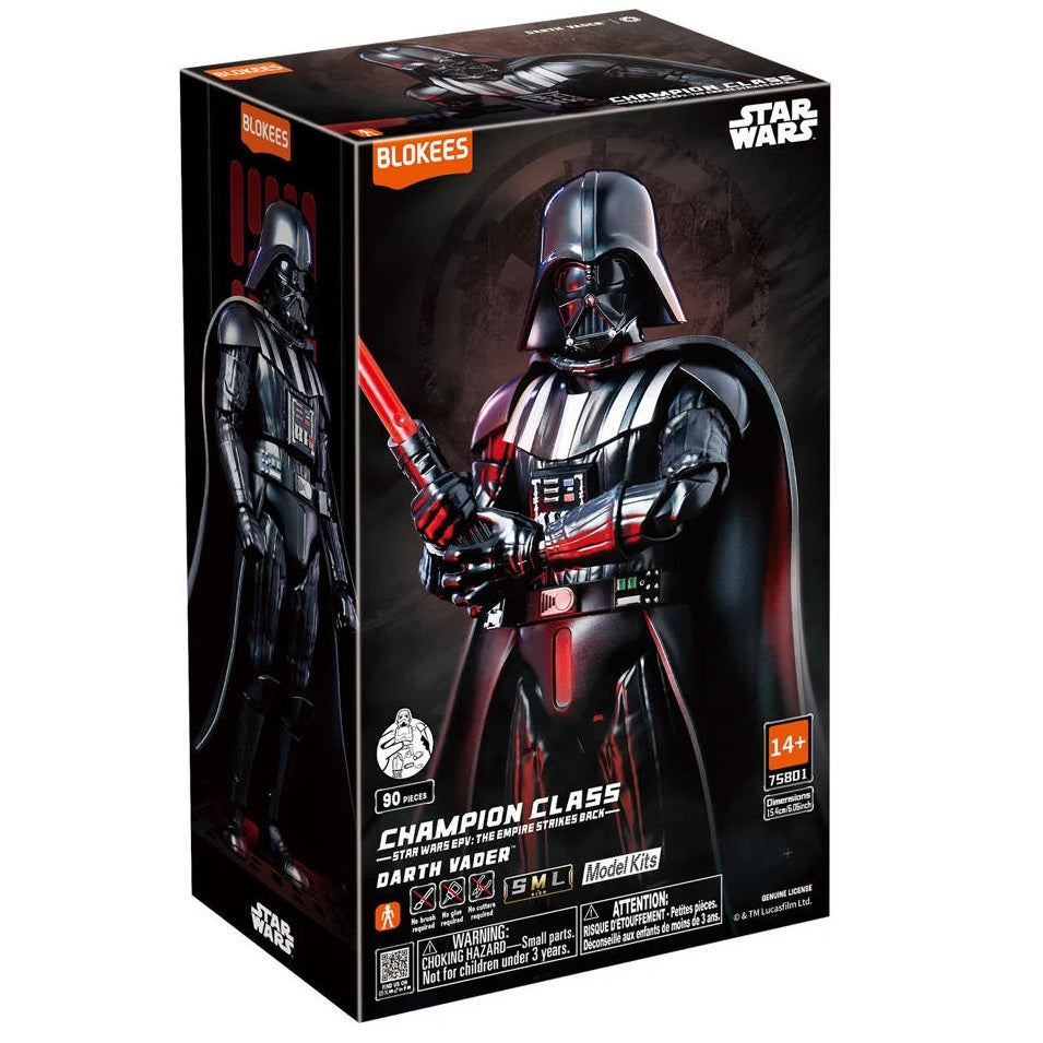 Blokees Star Wars - Champion Class 01 - Darth Vader - Model Kit - Action Figure 75801