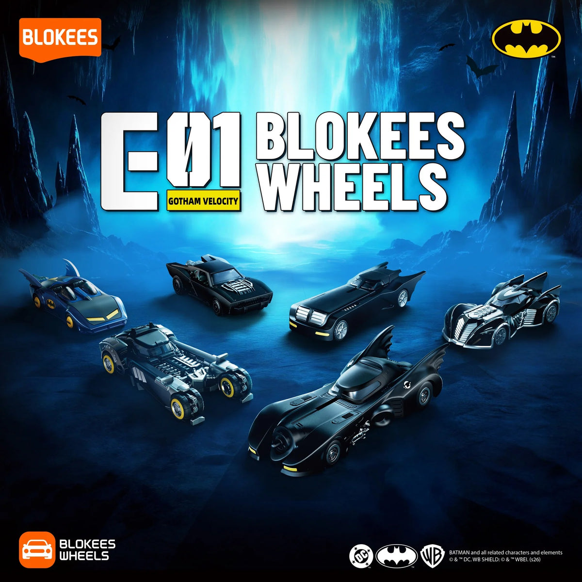 Blokees DC - Batman Wheels - Gotham Velocity E01 - Model Kit - (1Pz Random) Action Figure 75680