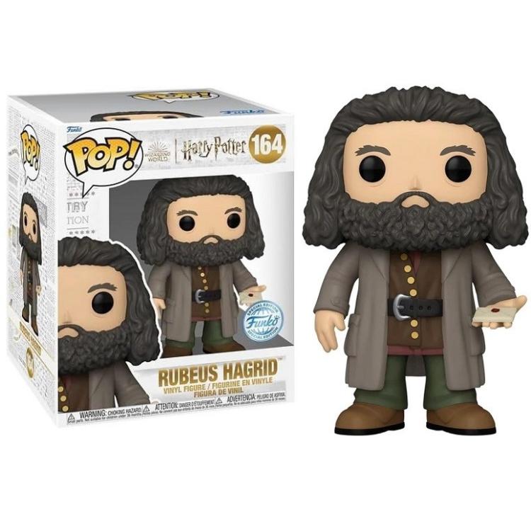 Funko Pop ! Harry Potter - (164) Rubeus Hagrid W / Letter Figure Special 15Cm