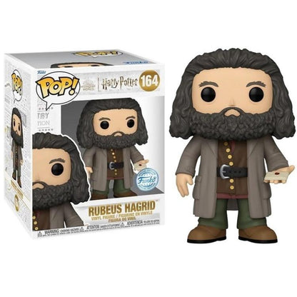 Funko Pop ! Harry Potter - (164) Rubeus Hagrid W / Letter Figure Special 15Cm