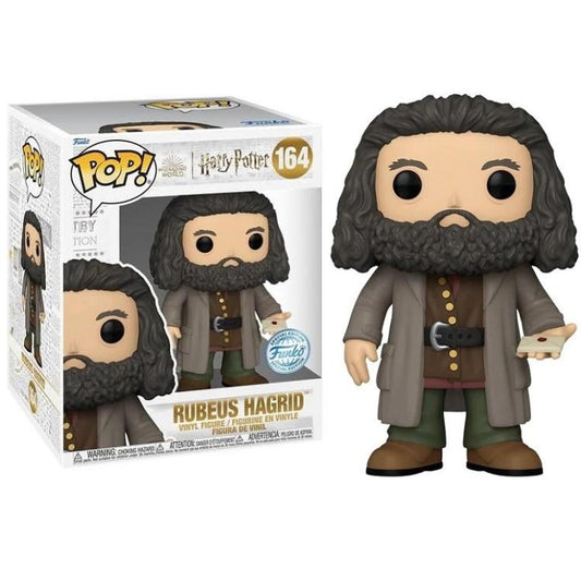 Funko Pop ! Harry Potter - (164) Rubeus Hagrid W / Letter Figure Special 15Cm