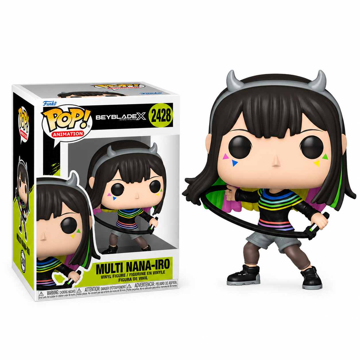 Funko Pop ! Animation - Beyblade X Multi Nana-Iro (2428) - Vinyl Figure 9cm