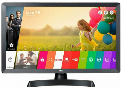 Lg Smart Tv 24 Pollici Full Hd Led 24" 24Tn510S Wifi Dvb-T2 Netflix Black Nero