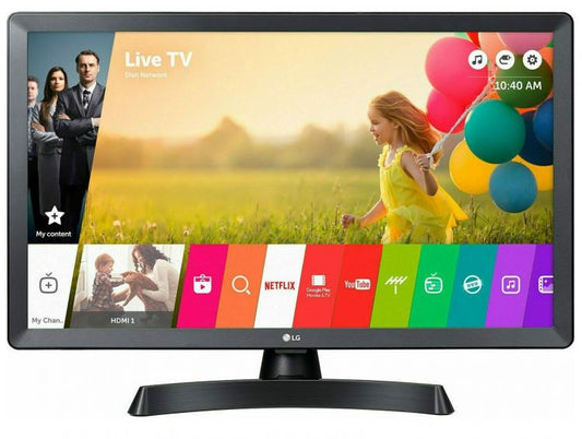 Lg Smart Tv 24 Pollici Full Hd Led 24" 24Tn510S Wifi Dvb-T2 Netflix Black Nero