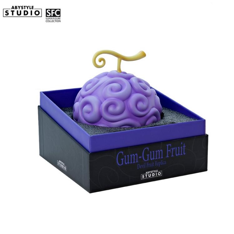 ABYSTYLE ONE PIECE - GUM-GUM FRUIT SFC REPLICA IN RESINA 13CM FRUTTO Gomu Gomu