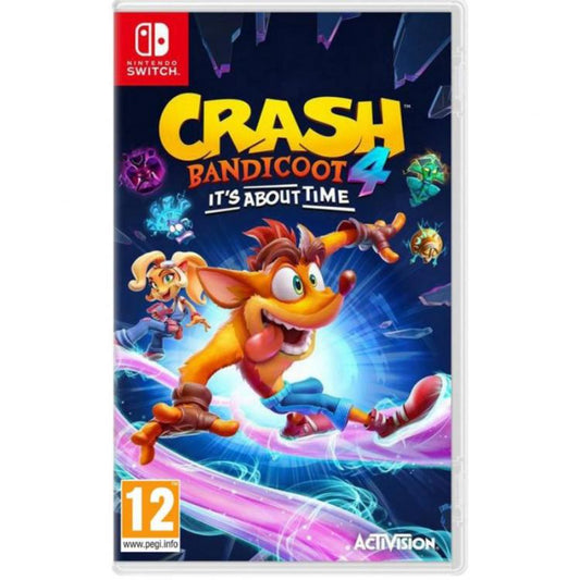 CRASH BANDICOOT 4 - IT'S ABOUT TIME NINTENDO SWITCH VIDEOGIOCO ITALIANO NUOVO