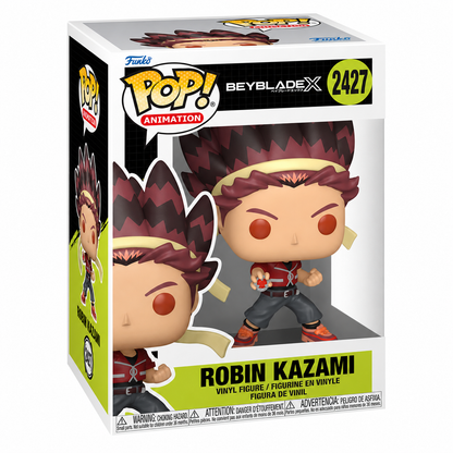 Funko Pop ! Animation - Beyblade X - (2427) Robin Kazami Figure - Vinyl 9cm