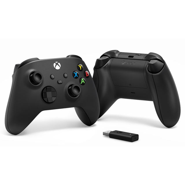 Xbox Serie X/S Controller Wireless Black + Wireless Adapter (Win10) Pc Xbox One