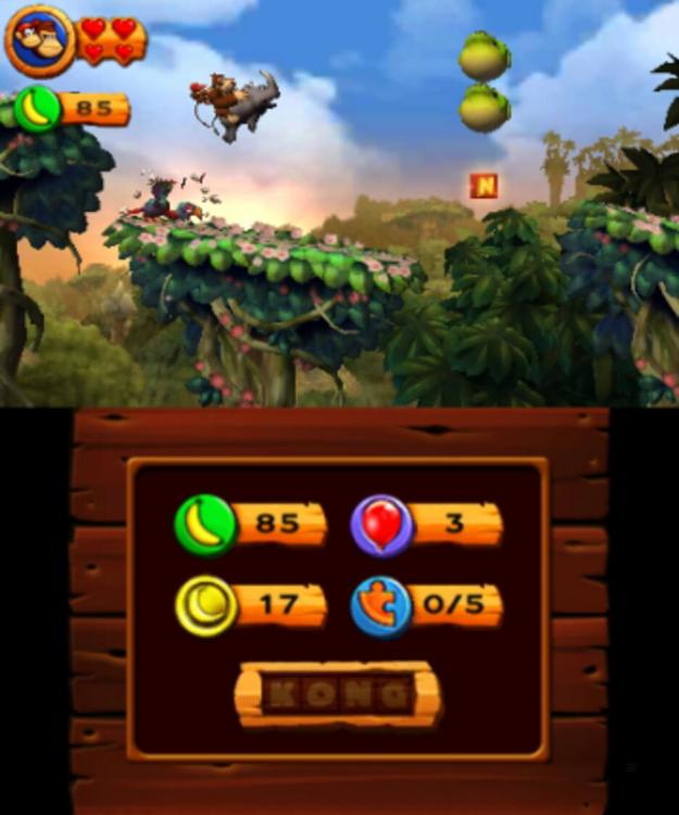 Donkey Kong Country Returns Nintendo 3Ds 2Ds Videogioco Nuovo Italiano Gioco Eu