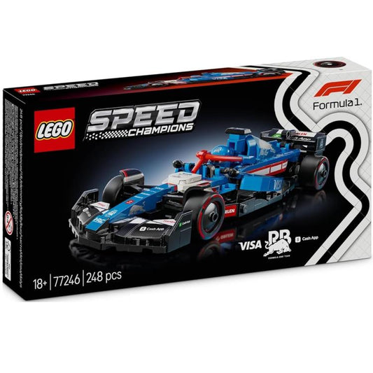 Lego Speed Champions Visa Cash App Rb F1 77246 Modellino Auto Formula 1 248Pz