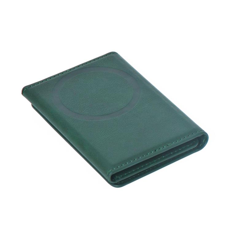 Etres Smart Wallet Portafoglio Slim Porta Carte Di Credito Iphone Mag Safe Green