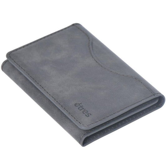 Etres Smart Wallet Portafoglio Slim Porta Carte Di Credito Iphone Mag Safe Gray