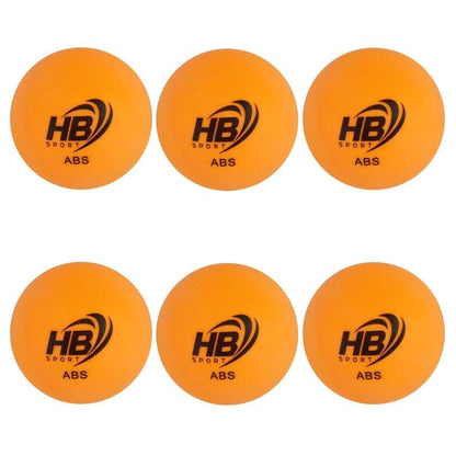 Hb 6Pz Palline Ping Pong Abs Palle Tennis Da Tavolo Sport Allenamento Arancione