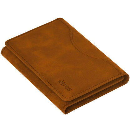 Etres Smart Wallet Portafoglio Slim Porta Carte Di Credito Iphone Mag Safe Cuoio