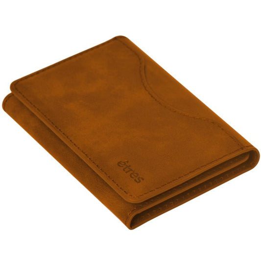 Etres Smart Wallet Portafoglio Slim Porta Carte Di Credito Iphone Mag Safe Cuoio