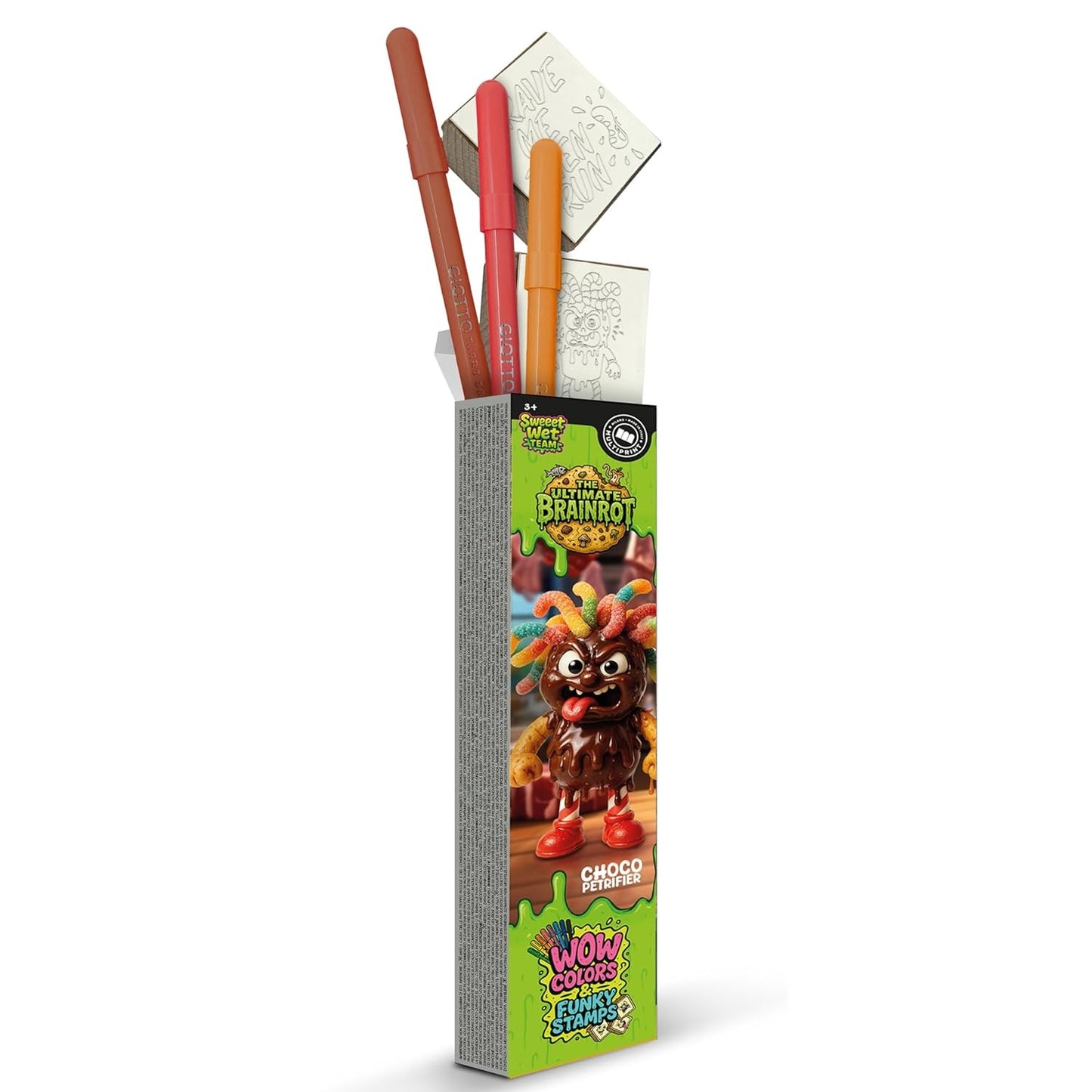 The Ultimate BRAINROT Colors & Funky Stamps Pennerelli Stampi (CHOCO PETRIFIER)  3+ Giotto Fila Made in Italy Set Regalo Bambini Natale Pasqua
