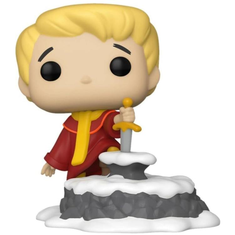 Funko Pop ! Disney: La Spada Nella Roccia (1103) Arthur Pulling Excalibur 15Cm