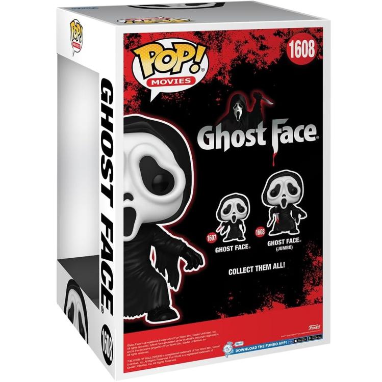 Funko Pop ! Movies: Ghostface (1608) Ghost Face - Big 25Cm Horror Figure Scream