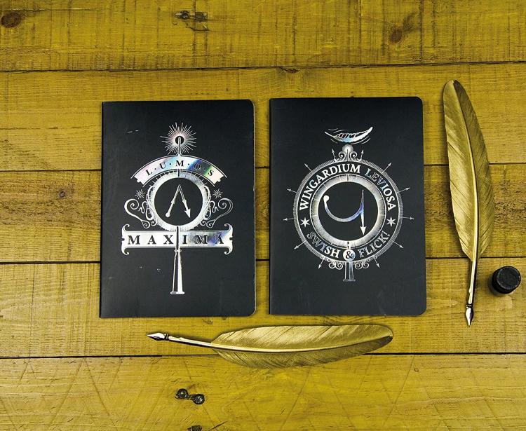 Harry Potter (2 Pack) Taccuino Notebook Quaderni Wingardum Leviosa Lumos Maxima