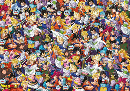 Clementoni Puzzle Impossible Dragon Ball 1000 Pezzi Puzzle Adulti + Poster Incluso