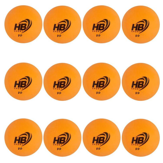 Hb 12Pz Palline Da Ping Pong Palle Tennis Da Tavolo Sport Allenamento Arancione